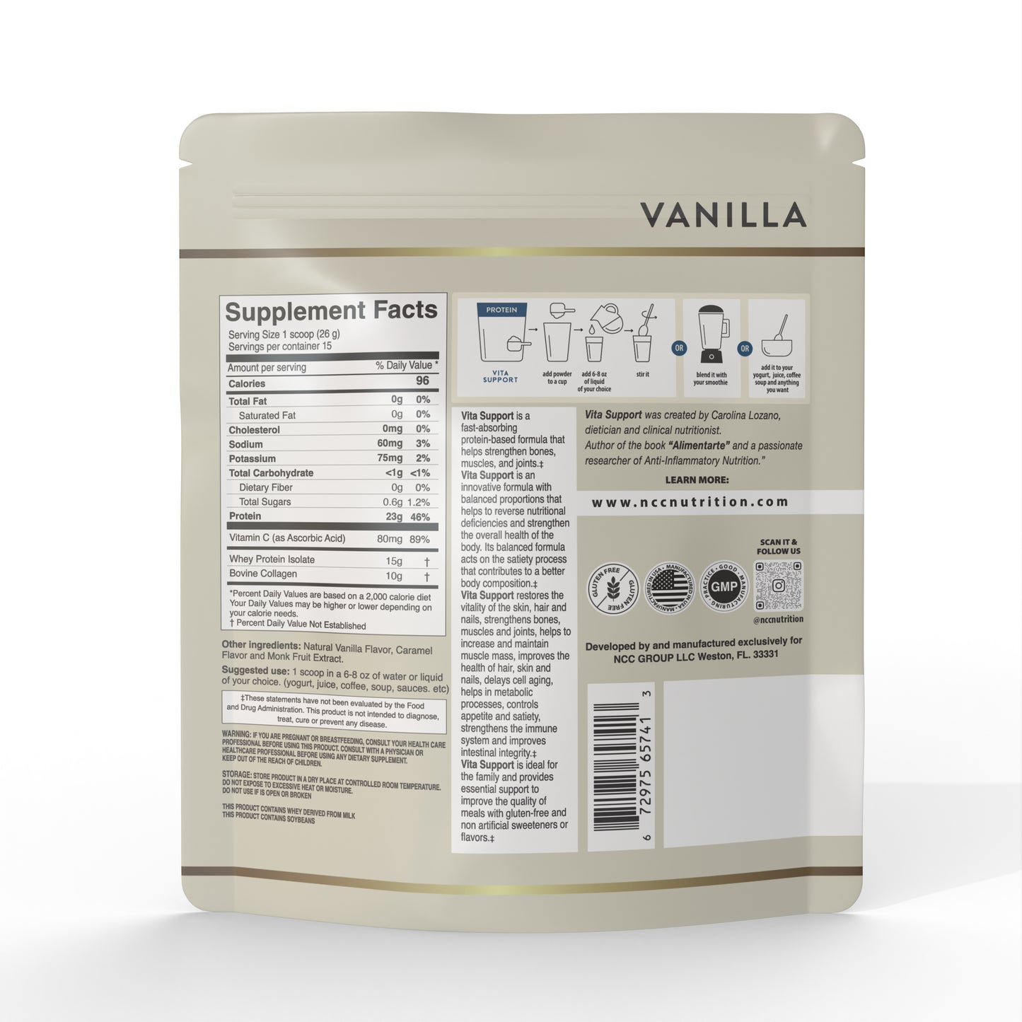 Vita Support Vainilla