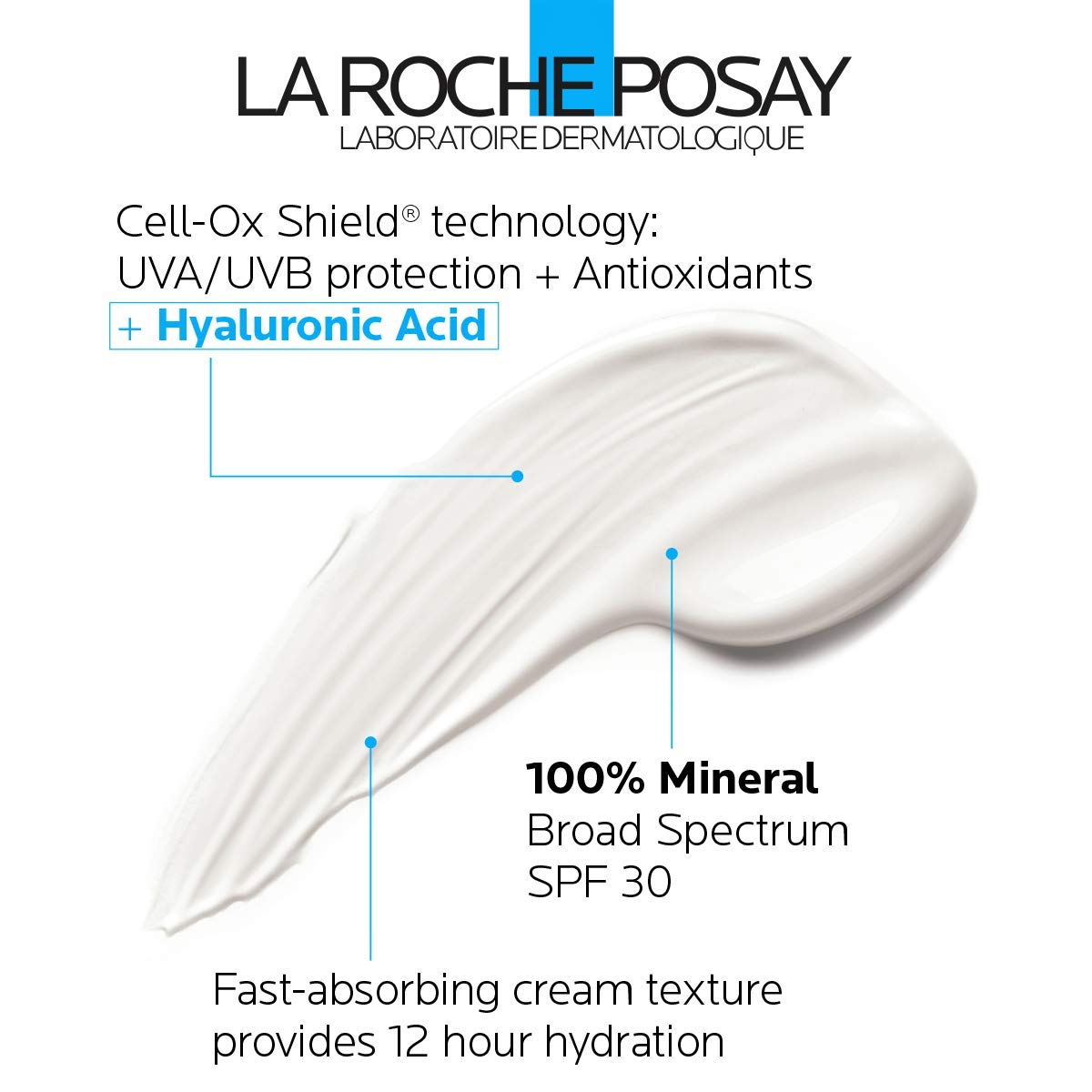 Anthelios 30 Mineral Daily with Hyaluronic Acid La Roche Posay