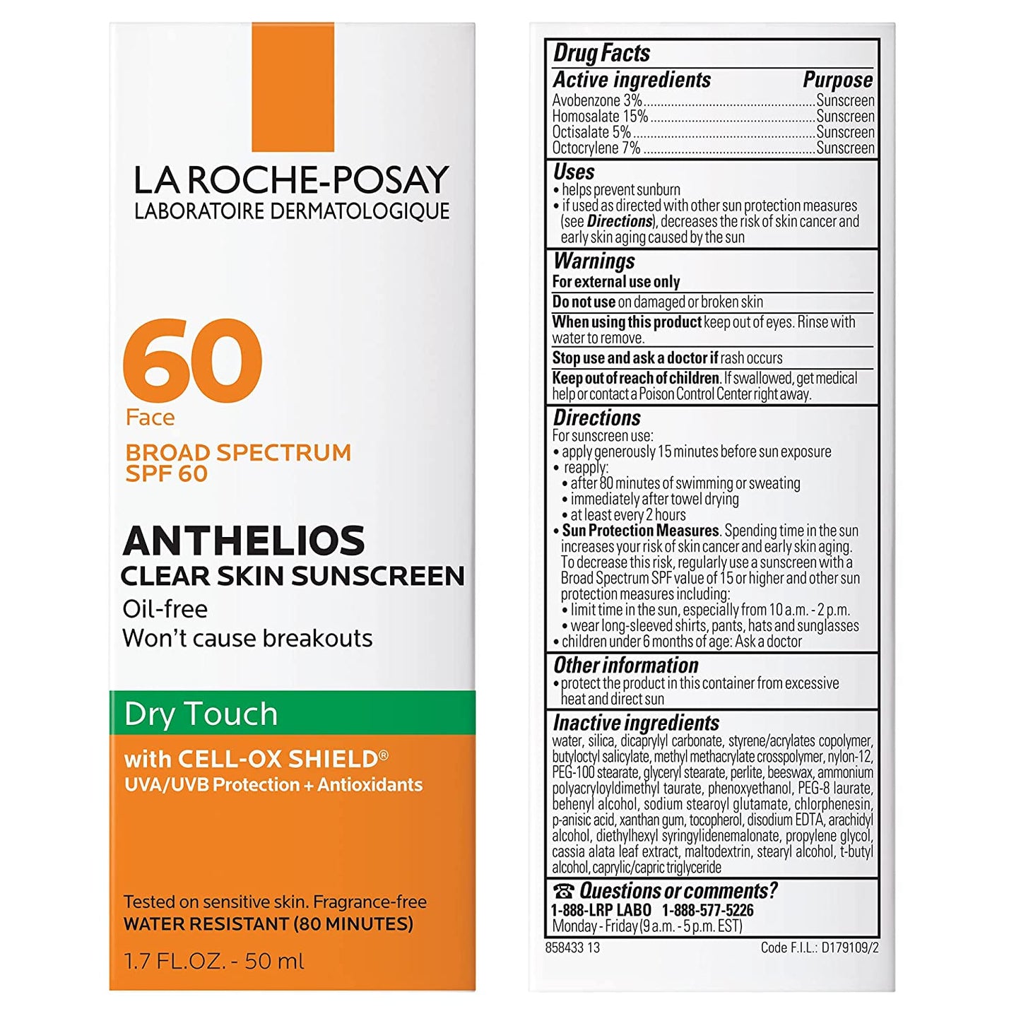 Anthelios Dry Touch Sunscreen. La Roche Posay