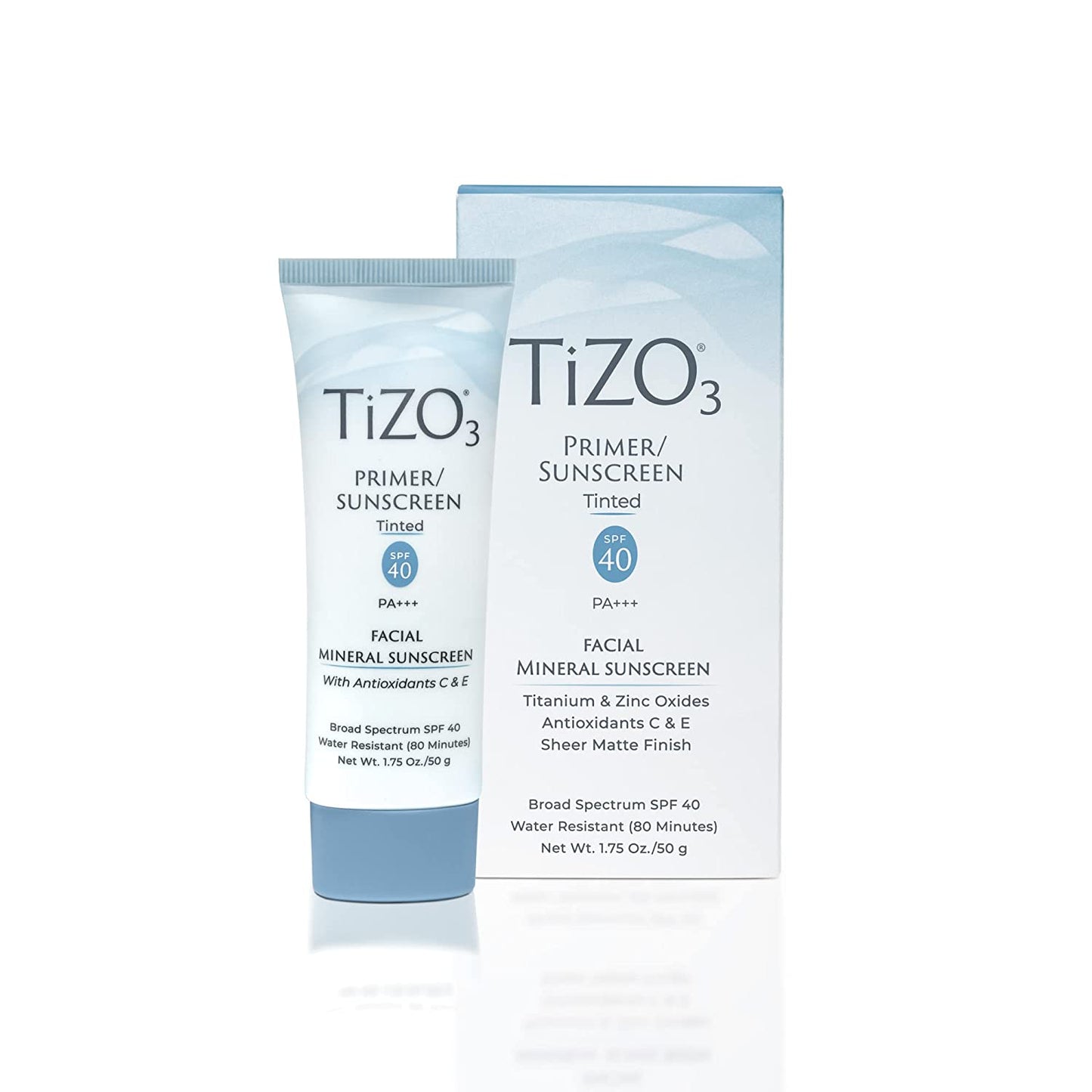 Sunscreen SPF 40. Tizo3 Primer